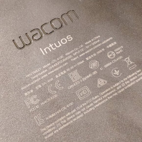 Wacom Intuos Tablet Pen CTL-4100 + Pen & Cable Drawing Signing Art Design Mac PC - Picture 4 of 4